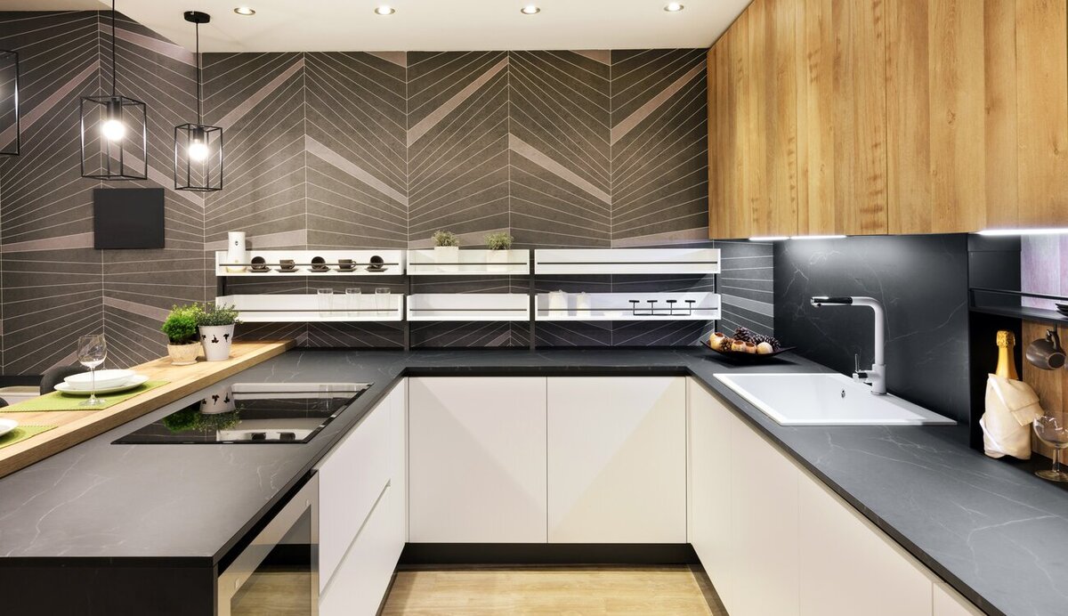 Rénovation de cuisine résidentielle – exemple – LFC Construction, Lac-Beauport